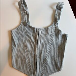 Abercrombie Ribbed Corset Tank